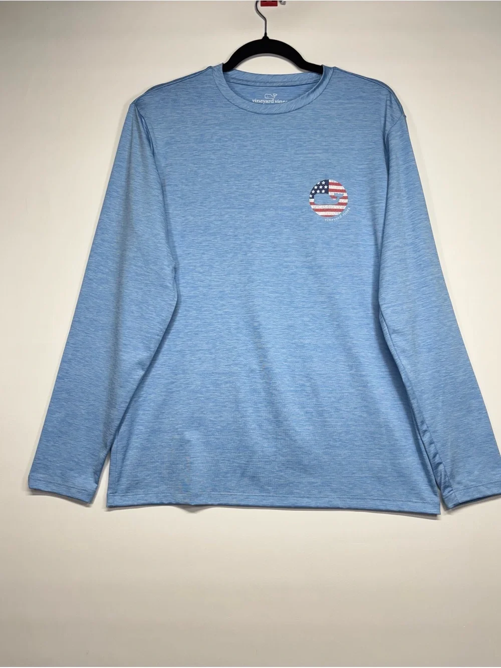 ✨Vineyard Vines Performance Long Sleeve Shirt Blue Size S - Picture 4 of 11